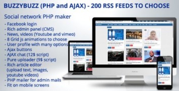 Buzzybuzz скрипт новостного портала