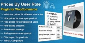 WooCommerce Prices By User Role плагин wordpress