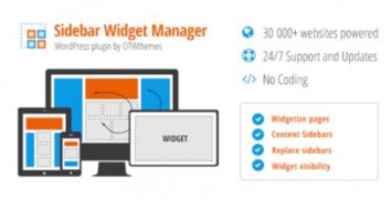 Sidebar Widget Manager плагин wordpress