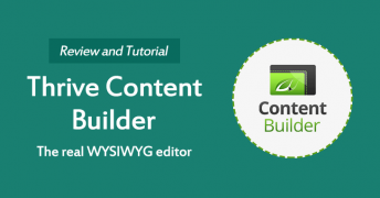 Thrive Content Builder плагин визуальный конструктор страниц wordpress