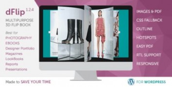 dFLIP плагин wordpress