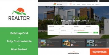 Realtor адаптивный шаблон тема wordpress