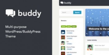 Buddy адаптивный шаблон тема wordpress
