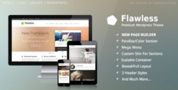 Flawless адаптивный шаблон тема wordpress