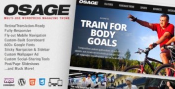 Osage адаптивный шаблон тема wordpress