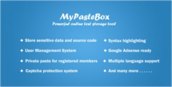 MyPasteBox скрипт хранения исходного кода