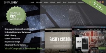 SimpleKey шаблон тема wordpress