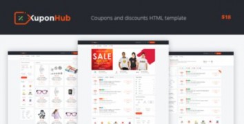 Kuponhub шаблон тема wordpress