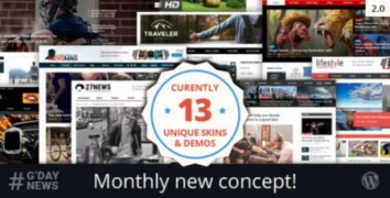 GDN Magazine Theme шаблон тема wordpress