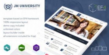 JM University шаблон joomla