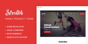 Strollik шаблон тема wordpress
