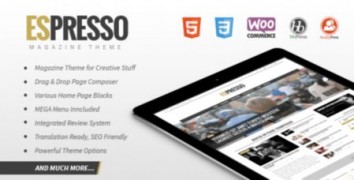 ESPRESSO адаптивный шаблон тема wordpress