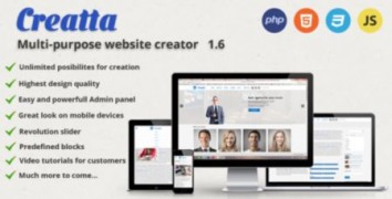 Creatta php скрипт конструктор сайтов