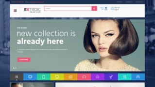 Extroic адаптивный шаблон Prestashop