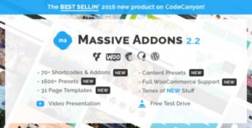 Massive Addons плагин wordpress