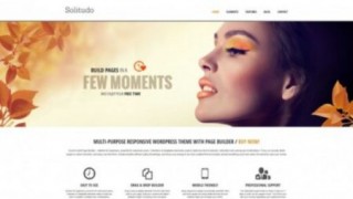 Solitudo шаблон тема wordpress