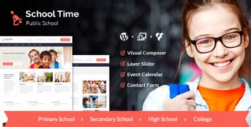 School Time шаблон тема wordpress