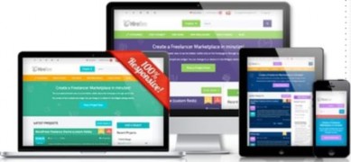 HireBee фриланс шаблон тема wordpress