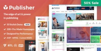 Publisher шаблон тема wordpress