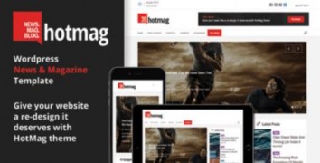 HotMag новостной шаблон тема wordpress