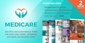 Medicare медицинский шаблон тема wordpress