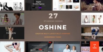 Oshine адаптивный шаблон тема wordpress