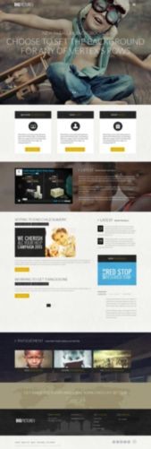 Big Picture адаптивный шаблон тема wordpress