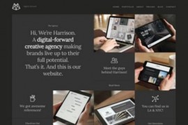 Harrison адаптивный шаблон тема wordpress