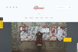 Expresso адаптивный шаблон тема wordpress