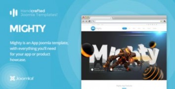 Mighty адаптивный шаблон joomla