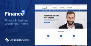 FinancePlus адаптивный шаблон тема wordpress