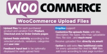 WooCommerce Upload Files плагин wordpress