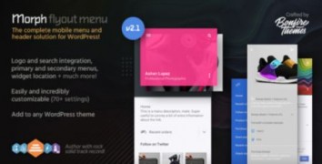 Morph плагин Mobile Menu wordpress