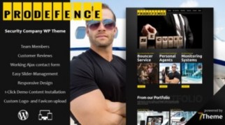 Prodefence адаптивный шаблон тема wordpress