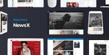 NewsX адаптивный шаблон тема wordpress