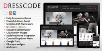 Dresscode адаптивный шаблон OpenCart