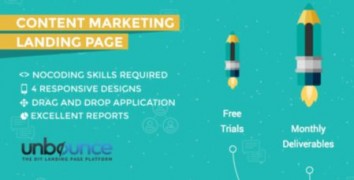 Content Marketing адаптивный HTML шаблон