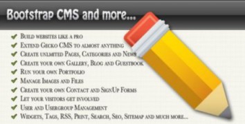 Bootstrap CMS Website Builder скрипт конструктор сайтов