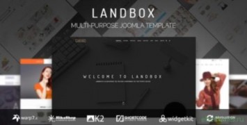 Landbox адаптивный шаблон joomla