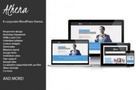 Alhena адаптивный шаблон wordpress