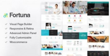 Fortuna адаптивный шаблон wordpress