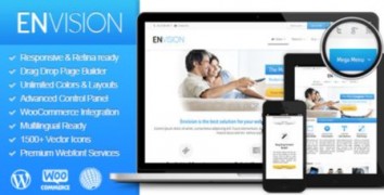 Envision адаптивный шаблон wordpress