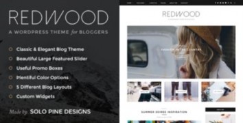 Redwood адаптивный шаблон тема wordpress