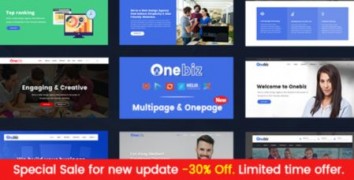 Onebiz адаптивный шаблон joomla