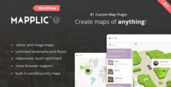 Mapplic плагин интерактивные карты wordpress