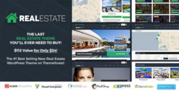 RealEstate 7 адаптивный шаблон тема wordpress