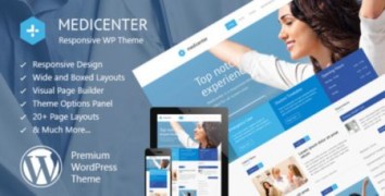MediCenter адаптивный шаблон тема wordpress