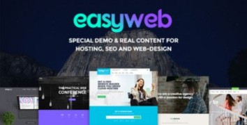 EasyWeb адаптивный шаблон тема wordpress