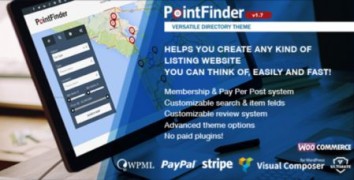 Point Finder адаптивный шаблон тема wordpress