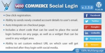 WooCommerce Social Login плагин авторизации wordpress